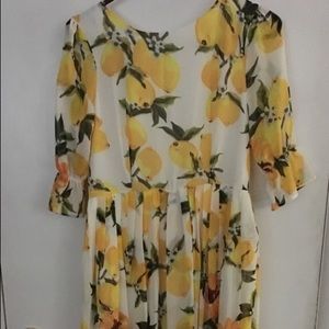 Coeur de vague lemon dress